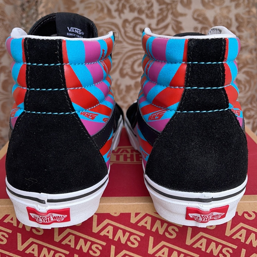Vans Sk8-Hi Retro Mart Black/True White Men’s - Picture 14 of 16